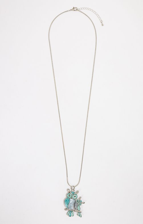 Sautoir pendentif hiboux