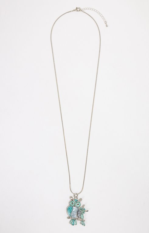 Sautoir pendentif hiboux