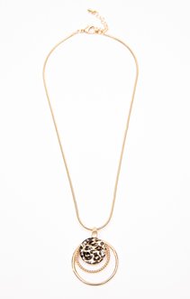 Ras-de-cou pendentif léopard