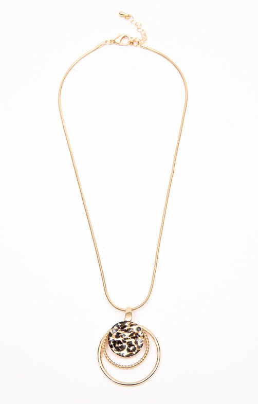 Ras-de-cou pendentif léopard