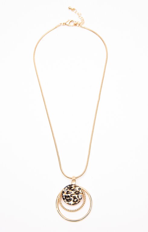 Ras-de-cou pendentif léopard