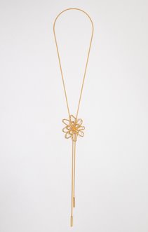 Sautoir pendentif fleur
