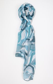 Grand foulard léger imprimé