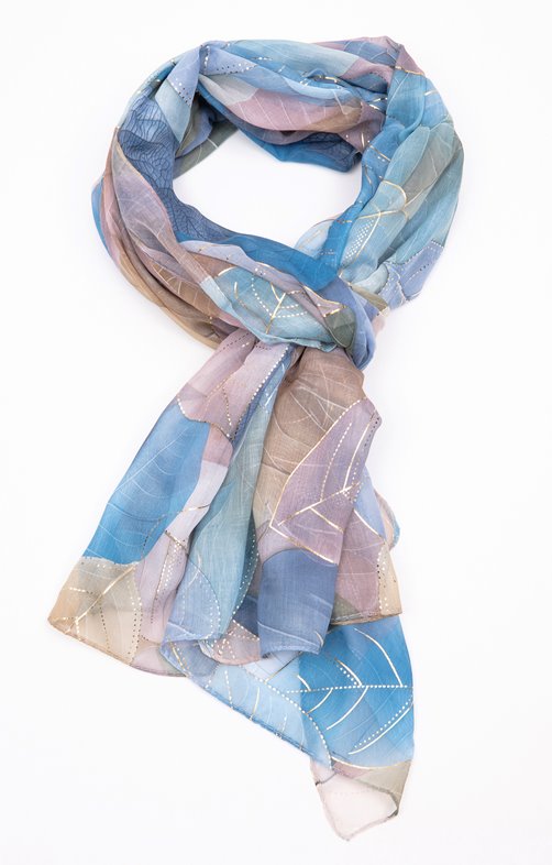 Grand foulard léger imprimé