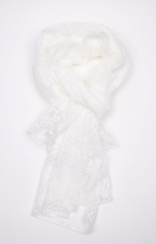 Grand foulard léger dévoré