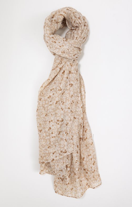 Grand foulard semi léger imprimé