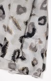 Grand foulard semi-léger imprimé