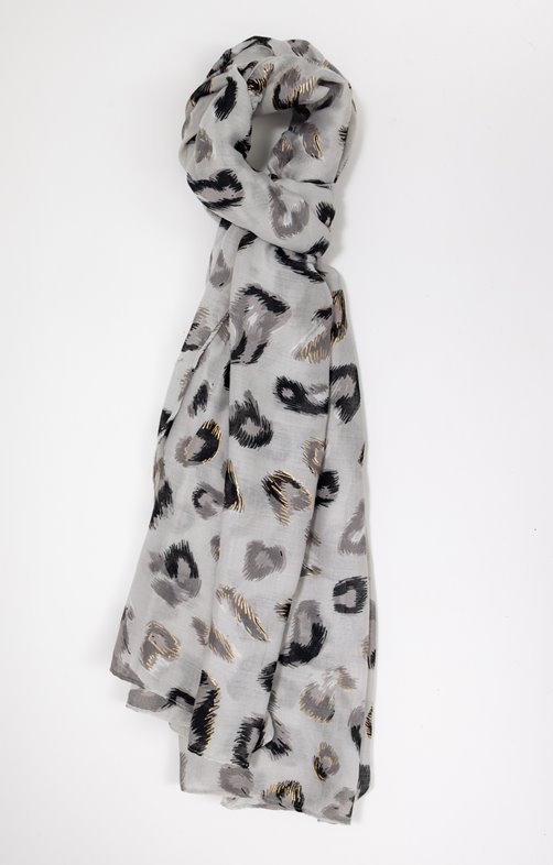 Grand foulard semi-léger imprimé
