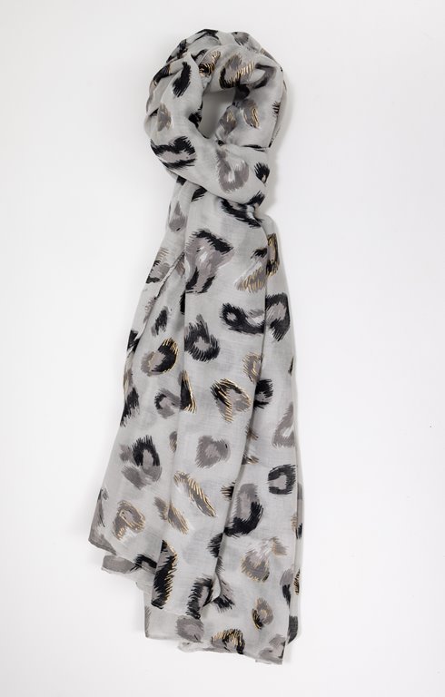 Grand foulard semi-léger imprimé