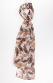 Grand foulard chiffon imprimé