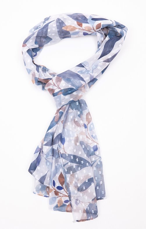 Petit foulard chiffon imprimé