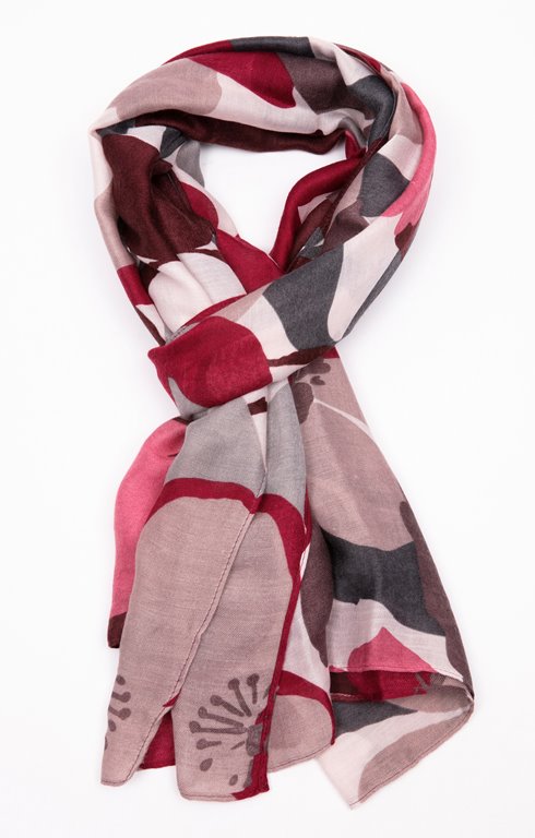 Grand foulard semi-léger imprimé