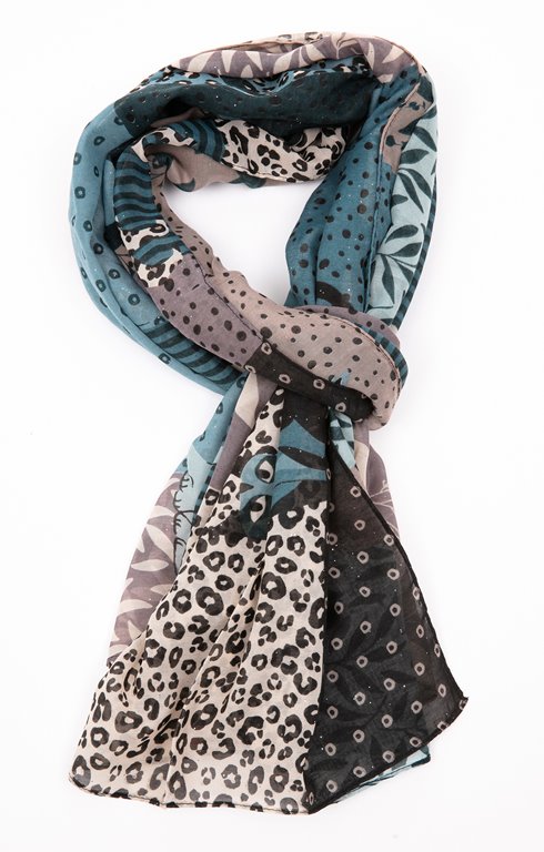 Grand foulard léger imprimé
