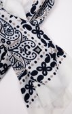 Grand foulard carré imprimé