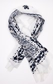Grand foulard carré imprimé