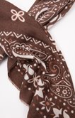 Grand foulard carré imprimé