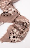 Grand foulard carré imprimé