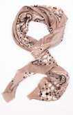 Grand foulard carré imprimé