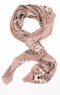 Grand foulard carré imprimé