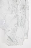Grand foulard semi léger plissé