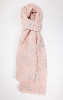Grand foulard semi léger plissé