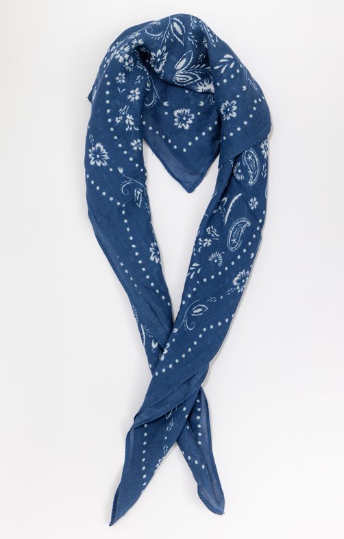 Foulard carré léger imprimé