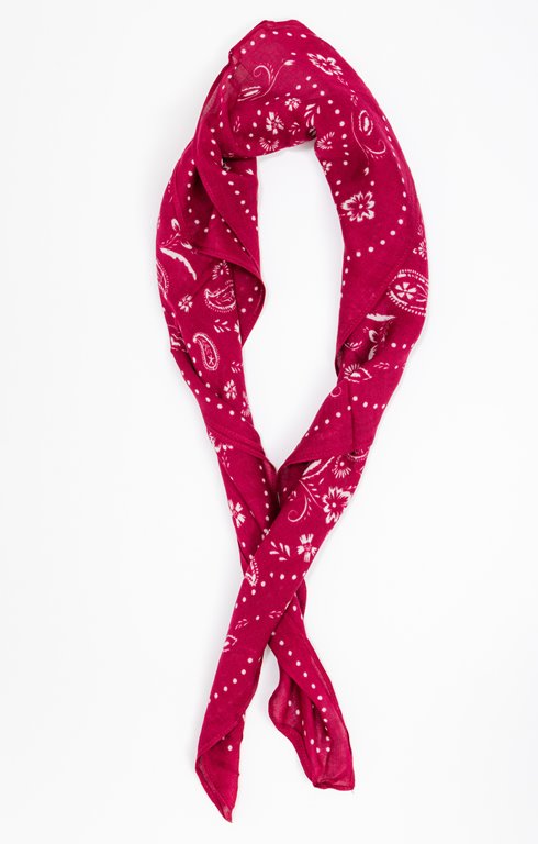 Foulard carré léger imprimé