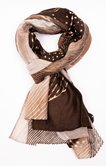 Grand foulard imprimé semi-léger
