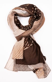 Grand foulard imprimé semi-léger