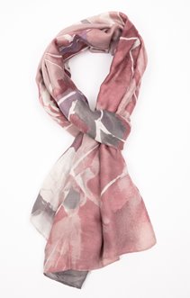 Grand foulard semi-léger imprimé 