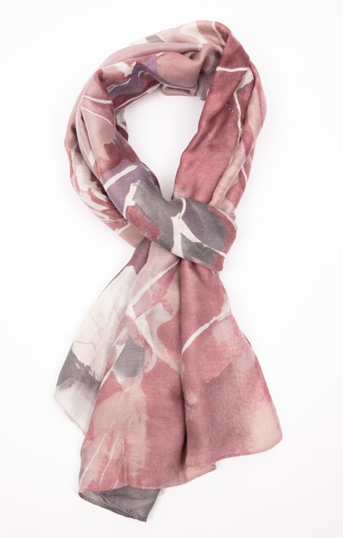 Grand foulard semi-léger imprimé 