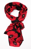 Grand foulard semi léger imprimé