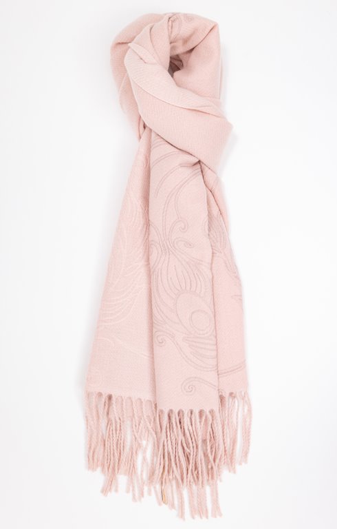 Echarpe en jacquard chaud uni