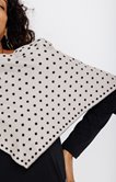 Foulard triangle jacquard