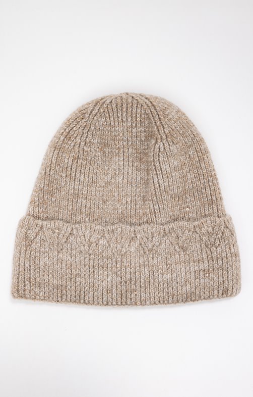 Bonnet avec fils métalliques