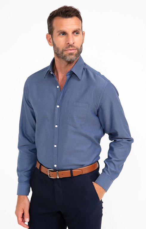 Chemise manches longues Faux Cube