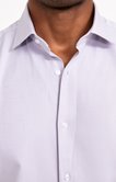 Chemise manches longues Gris Parme