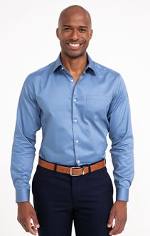 Chemise regular manches longues Ondes