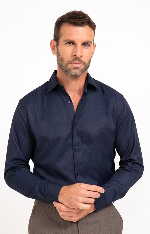 Chemise regular manches longues Flamme