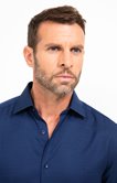 Chemise regular manches longues Bludeep