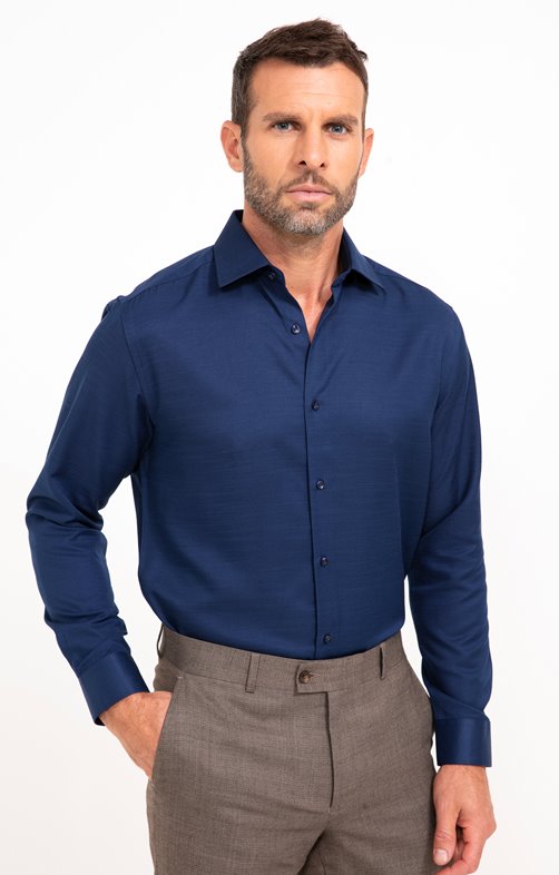 Chemise regular manches longues Bludeep