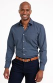 Chemise ajustée manches longues Navycash
