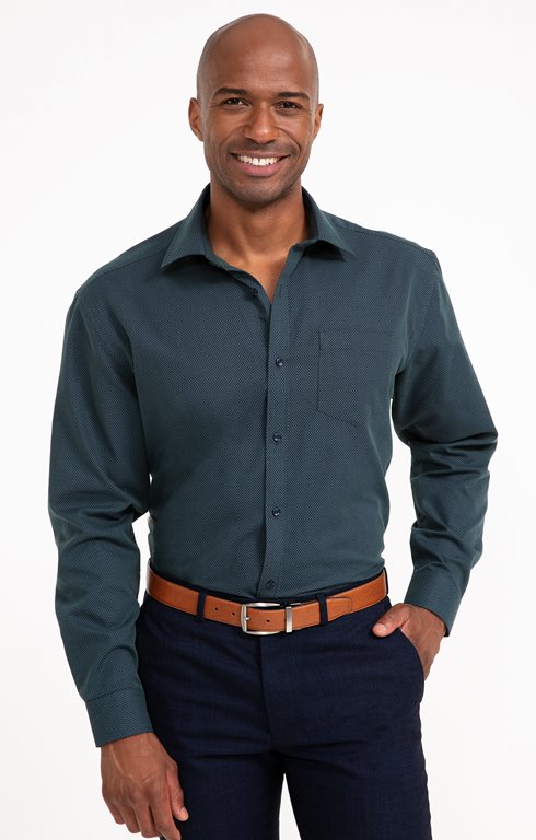 Chemise manches longues Green Cube