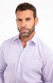 Chemise regular manches longues Microray