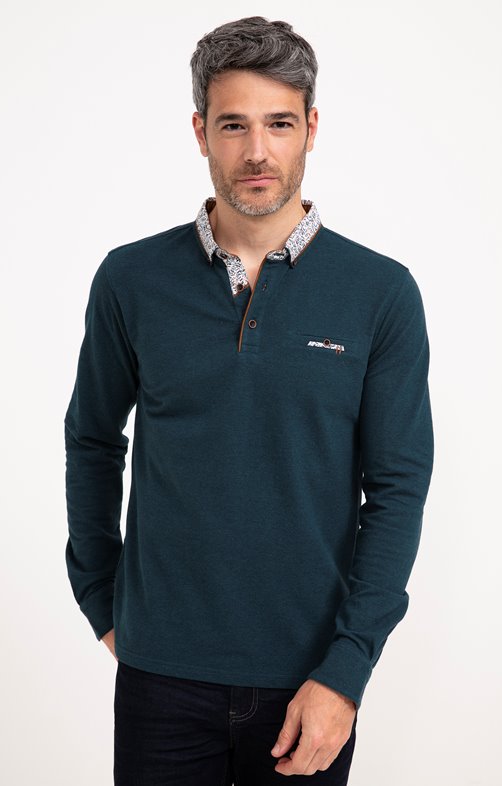 Polo manches longues Romance