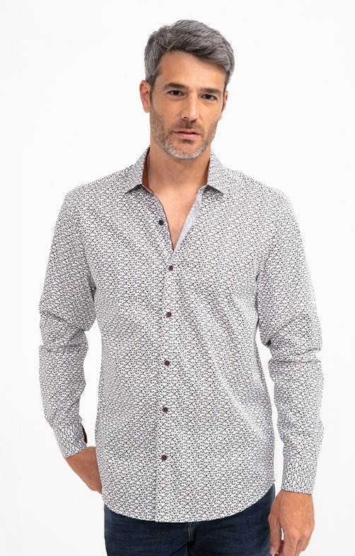 Chemise manches longues Flammes