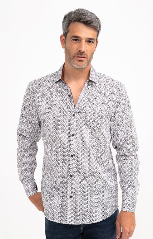 Chemise manches longues Flammes