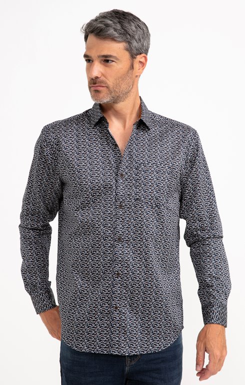 Chemise manches longues Flammes