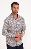 Chemise manches longues velours Marcus