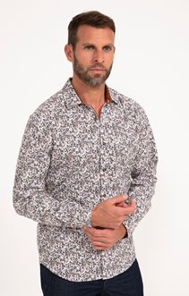 Chemise manches longues velours Marcus